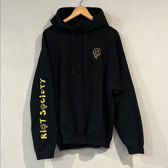 Riot Society pullover hoodie with arm detail and graphic XL - Picture 1 of 7